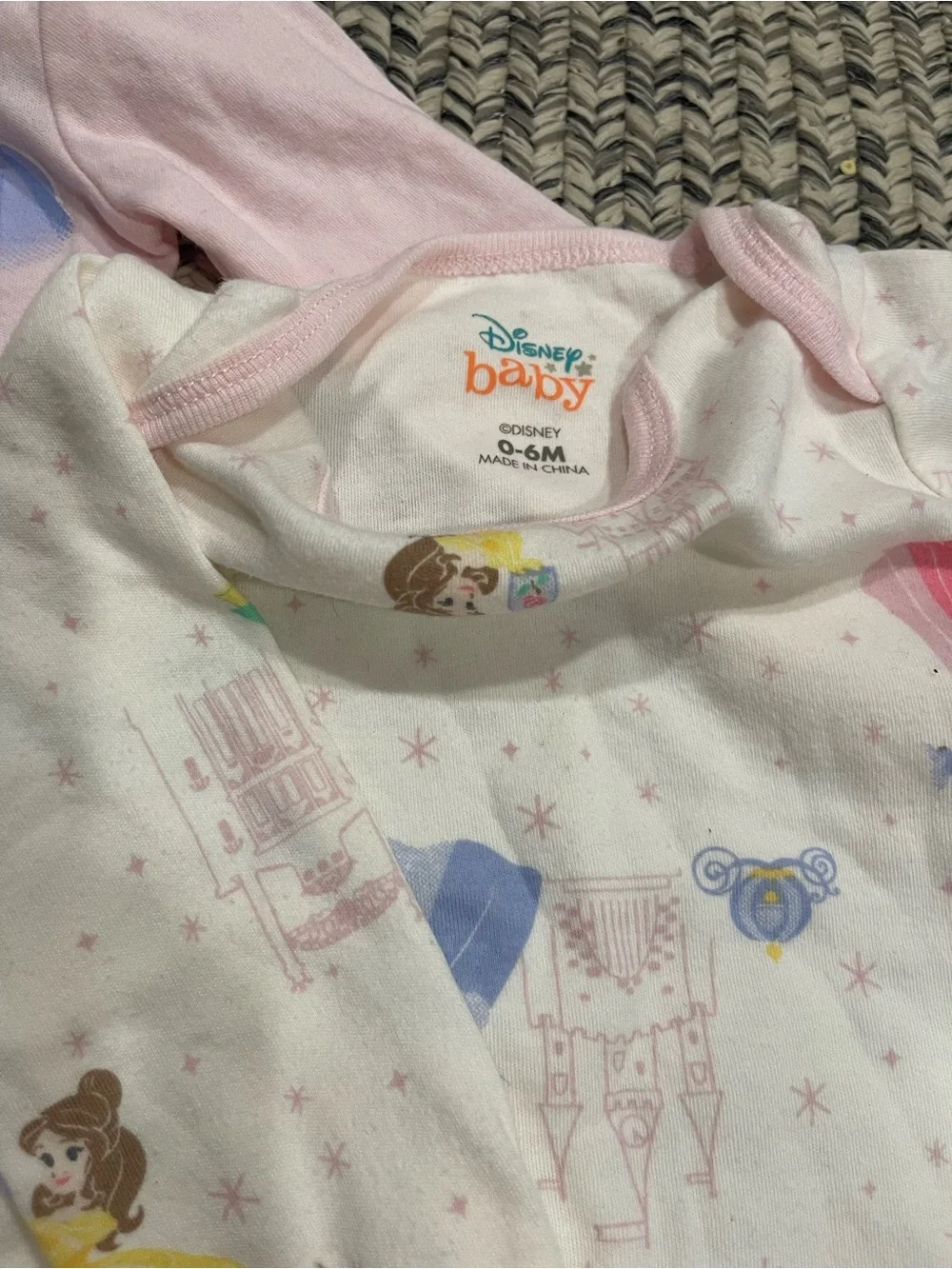 Disney Princess infant gowns 0-6 months